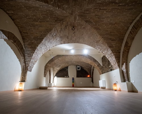 sala yoga del centro olistico di senigallia